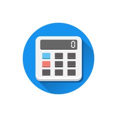 vector calculator icon N8