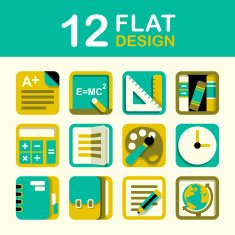 Education Icon Set N64