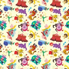 seamless Circus pattern N6