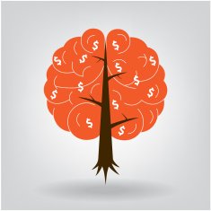 Brain tree illustration N2