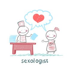 Sex therapist listens to patients who speak about love N3