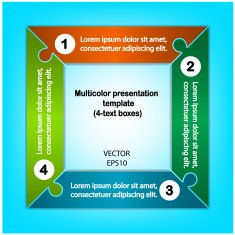 Modern infographics template N14