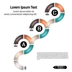 modern infographics banner presentation template N5