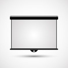 Blank Projection screen