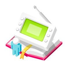 Vector icon book N8