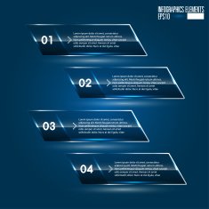 Modern infographics template N19