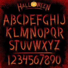 Grunge Vector Font