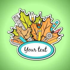 frame for text with stationery N2