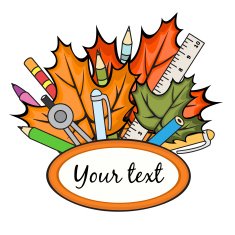 frame for text with stationery N6