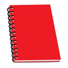 vector stack of ring binder book or notebook isolated