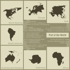 infographics parts of the world