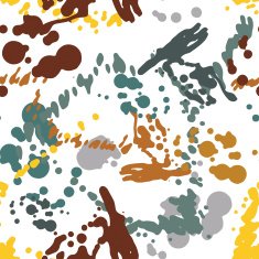 Colorful watercolor graffiti splash overlay elements inaccurate