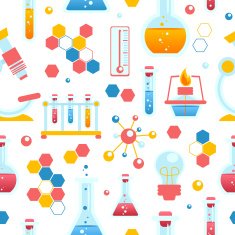 Chemistry seamless pattern N3