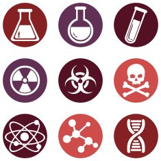Vector Set of Chemistry Icons N12