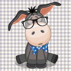 Hipster Donkey