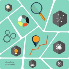Set of flat design concepts for web and printing N14
