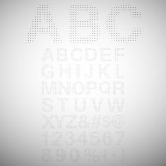 Pixel Font - Alphabets and numerals characters in retro square pixel N8