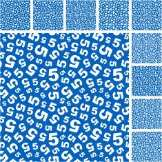 Numbers seamless pattern N3