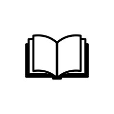 Book Icon Vector Logo