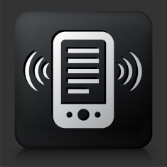 Black Square Button with Online Book N4