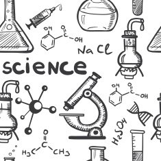 chemistry and science concepts seamless