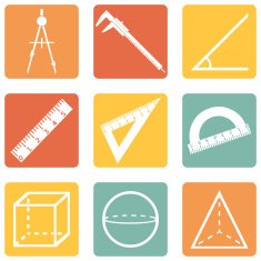 Vector Set of Geometry Icons N16