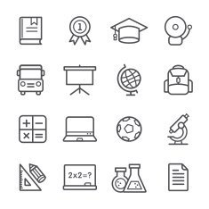 Education icons N245