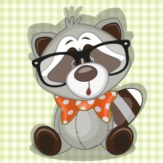 Hipster Raccoon N2