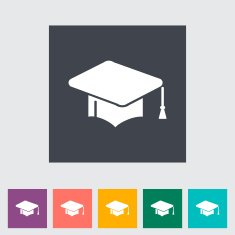 Education flat Icon N7