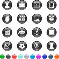 Education icons N249