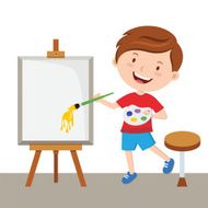 Little artist painting N2