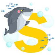 Alphabet S for Shark N2