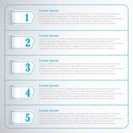 Step numbers options chek list business template