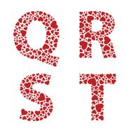 Heart Alphabet Font N4