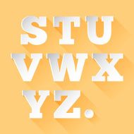 Paper alphabet Part 3