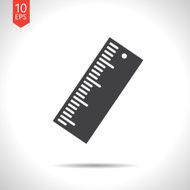 Vector ruler icon Eps10 N10