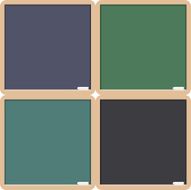 Blank School Chalkboard Set