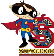 Mini Superhero Learning Letter S N129