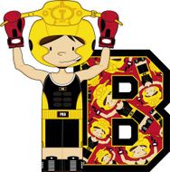 Boxer Alphabet Learning Letter B N7