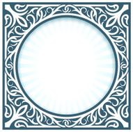 Abstract Ornate Frame Design N3