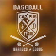 Baseball sport emblem N2