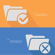 Folder concept vector