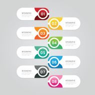 Modern infographics design options banner Vector illustration N10