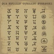 Cyrillic numbers