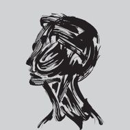 Human head thinking N2