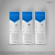 Modern tabs as design elements Business symbols N36