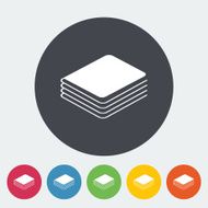 Book Single flat icon N12