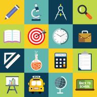 Flat Conceptual Education Icon N5