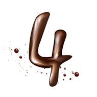 3d liquid chocolate number 4