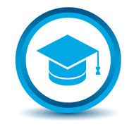 Blue knowledge icon